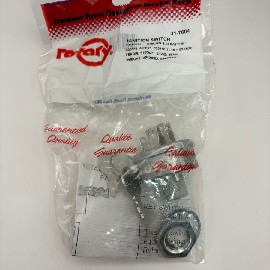 Key Switch, Briggs – Briggs & Stratton (#7804)