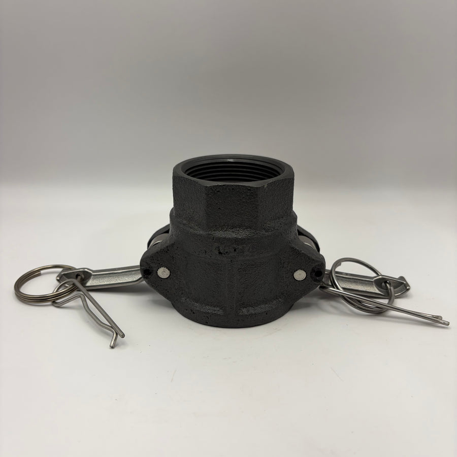 1- 1/2" Male Camlock Black, Ductile (#15A)
