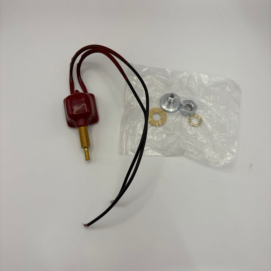 Red PVC Coated Switch, Push-pull (#A-140)