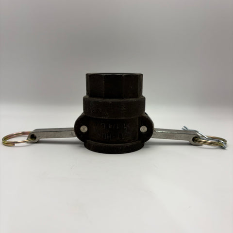 1-1/4" Female Camlock, Steel (#12D)