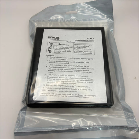 Air Filter, Sq. Foam – Fits Kohler CH395 CH440 (#17-083-18-S)
