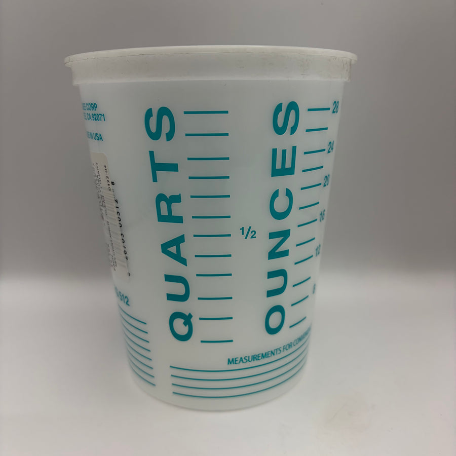Yield Measuring Cup, Allum (#CUP, YIELD)