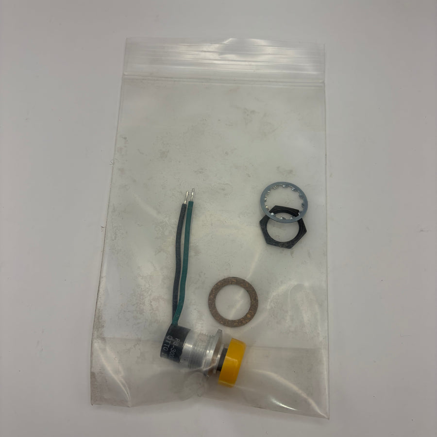 Switch, Yellow Push Button – Merit (#22220)