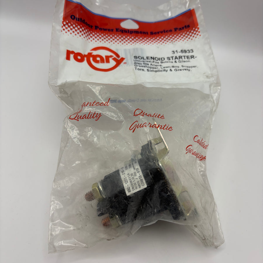 Solenoid, 4 Post 2EA. 1/4" Threaded & 2EA. 3/16" Spades (#5933)