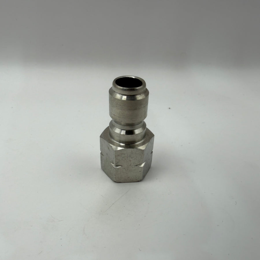 Plug, Stainless Steel, 3/8" FPT (#4959)