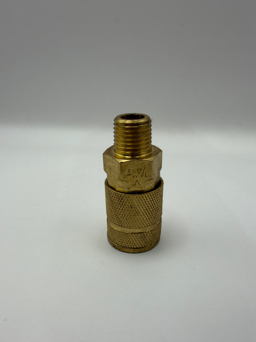 1/4" Body X 1/4" MPT, Fem. Coupler (#B100X4X4M)