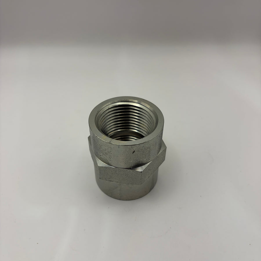 Steel Coupler 1" X 1", Use for Allum Injection (#910-16-16)