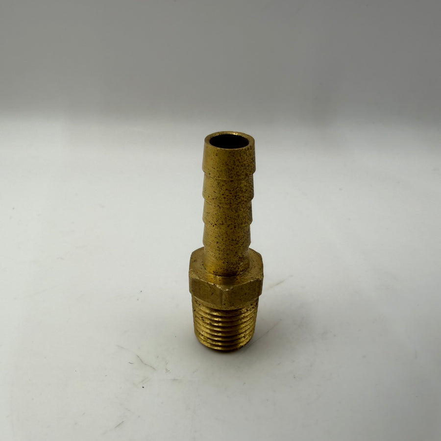 Nipple, 5/16"barbx 1/4" MPT (#32009)