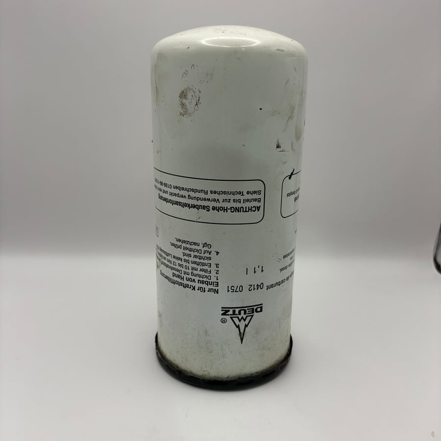 Diesel Fuel Filter. Replaces Old Part Number 4131596 Deutz Fuel Filter (spin on) for Tcd 3.6