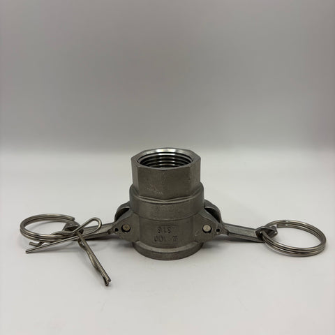 1" Female Camlock, Stainless Steel (#10DSS)