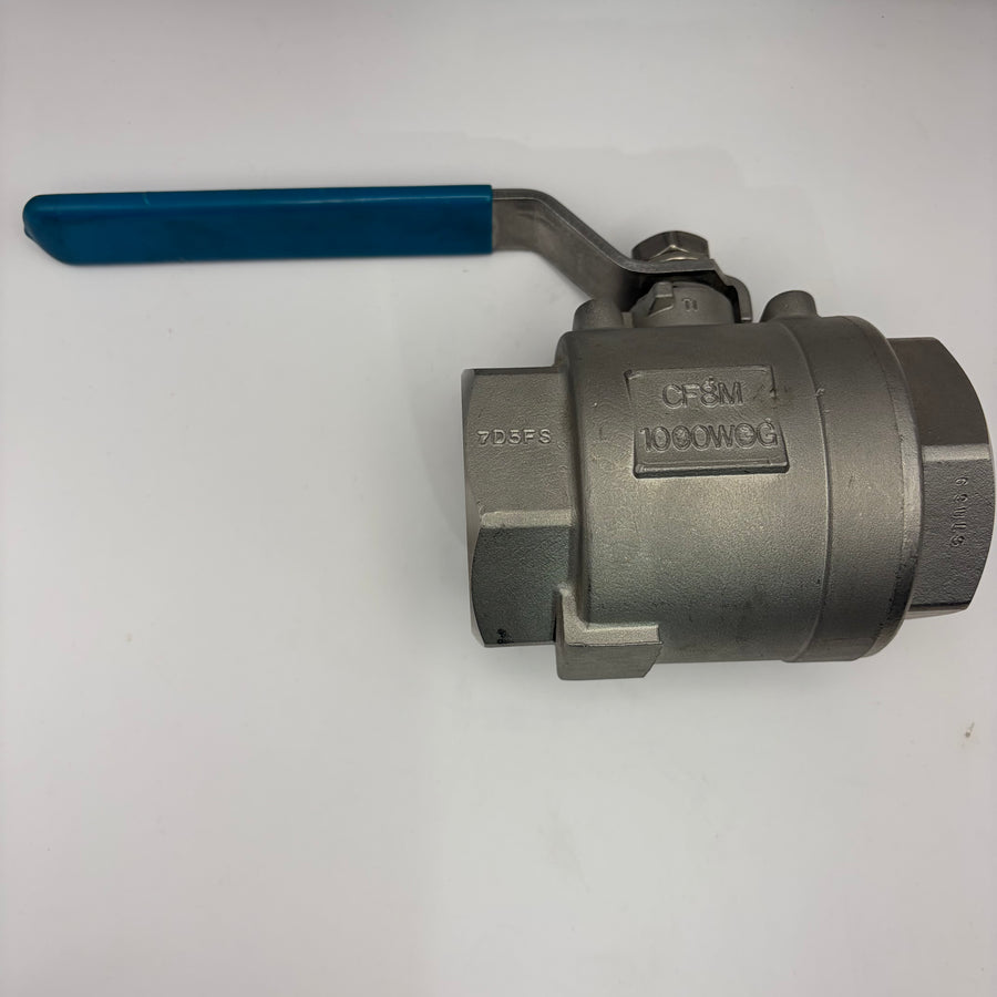 Ball Valve 2", Stainless Steel 1000 PSI Wop (#SSBV200)