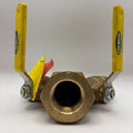 Dual "y" Ball Valve, 600 PSI Wog (#BBV100DWV)