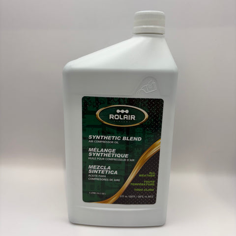 Pump Oil, Synthetic Blend Oil for Compressor (#OILBLNDSYNC)