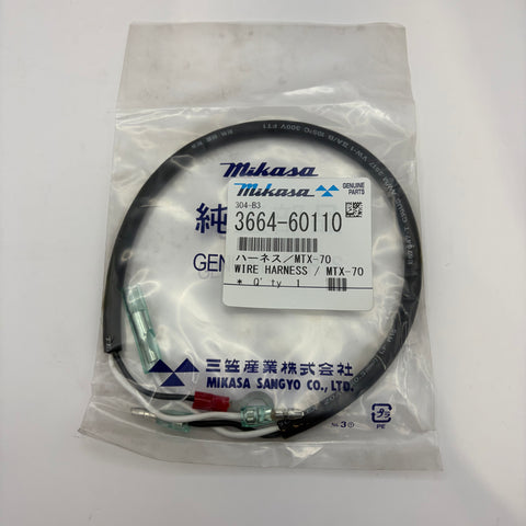 Wire Harness, Mikasa MTX70 – MTX80SD (#366460110)