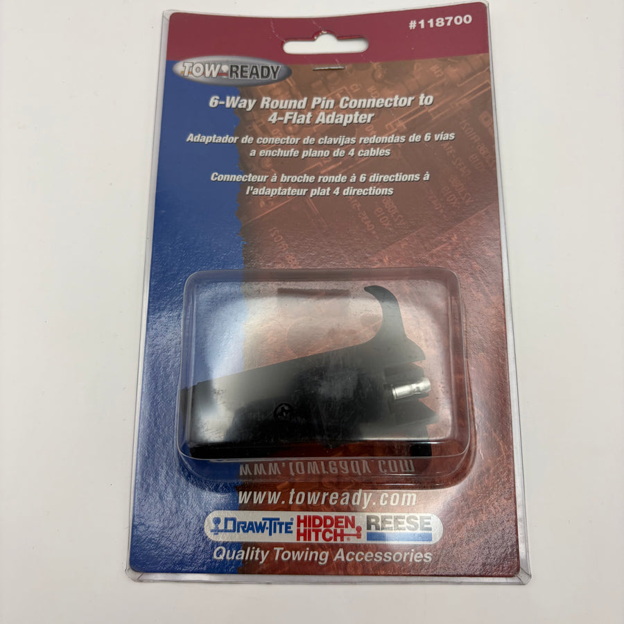 Adapter, Small 6 Way RD X 4 Way Flat (#EL118700)