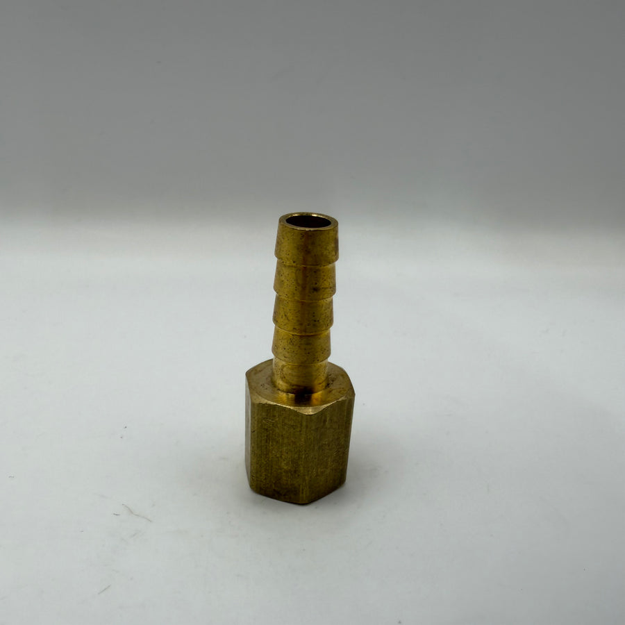 Nipple, 5/16"barbx 1/4" FPT (#32056)