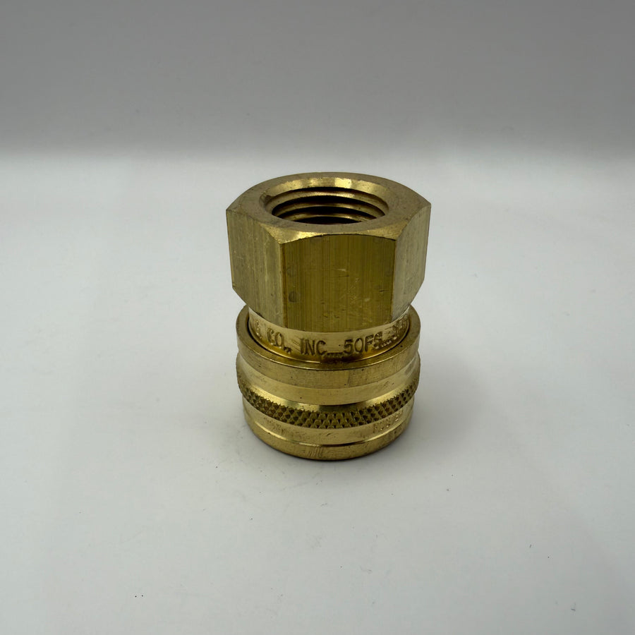 Fem. Coupler X FPT, 1/2" for Allum Barrel (#BSB800X8X8F)