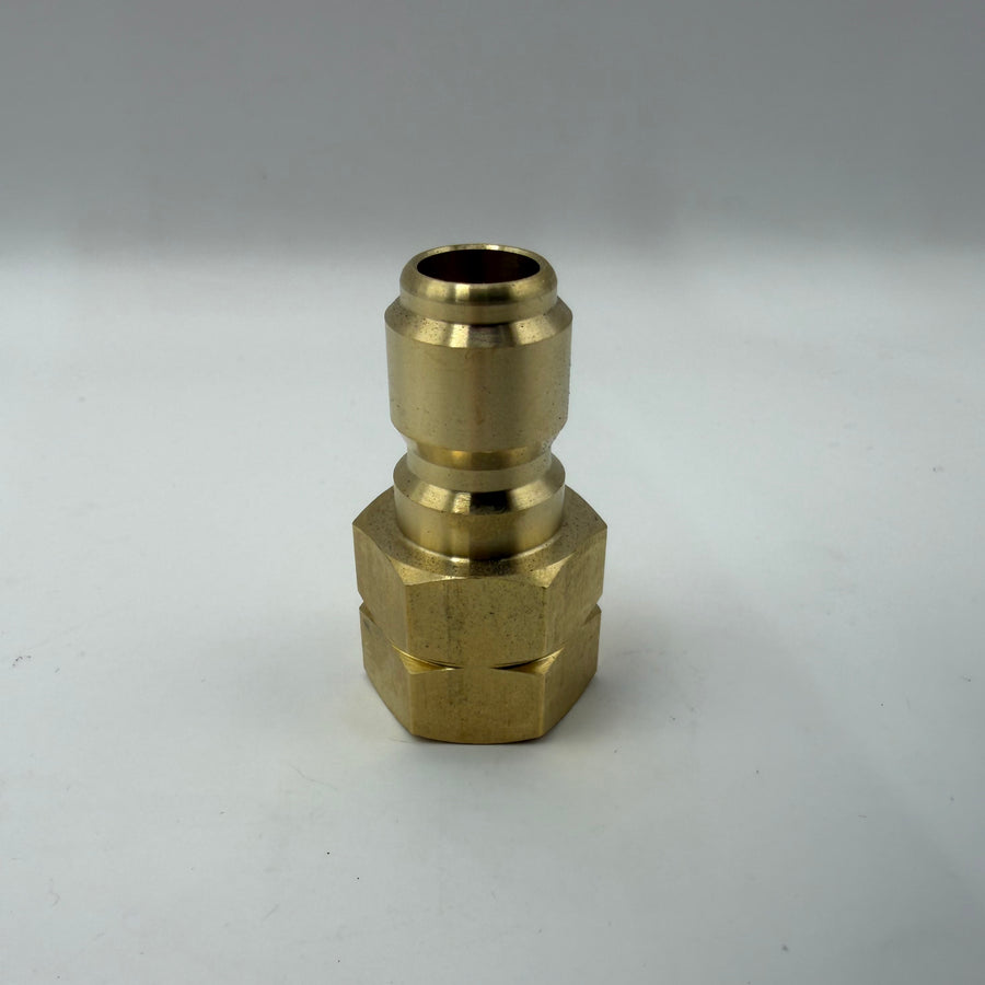3/8" Male Plug Female Threads, Brass (#PS800X6X6FB)