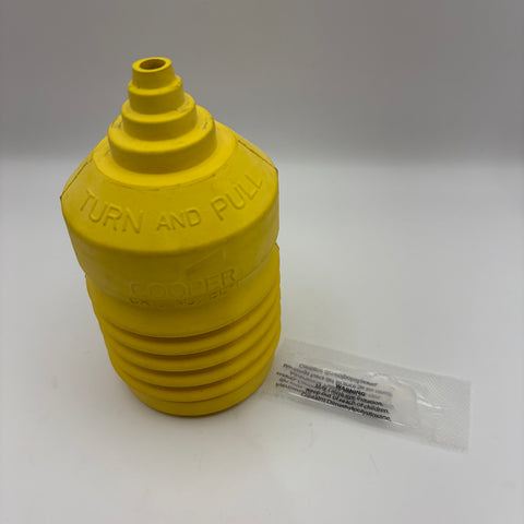 Boot, BL1 Yellow (fits Plug 111012320 4p-20a) – Multiquip (#111012330)