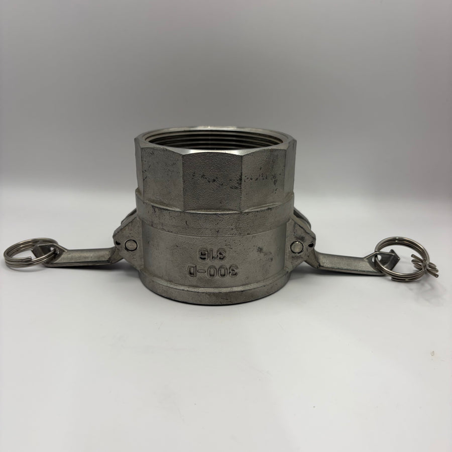 3" Fem. Camlock Stainless (#30DSS)