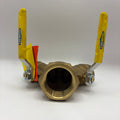 Dual "y" Ball Valve, 600 PSI Wog (#BBV125DWV)