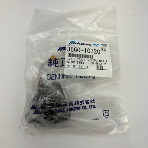 Stop Switch – Fits Mikasa MTX70 (#366010320)