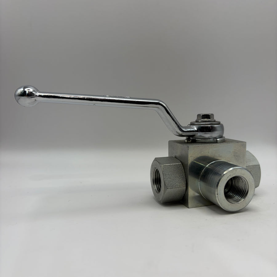 3 Way Ball Valve, 3/8" FPT (#4731)