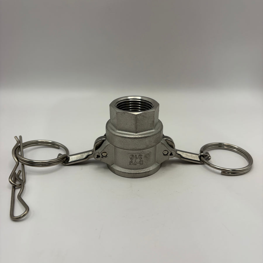 3/4" Female Camlock, Stainless Steel (#34DSS)