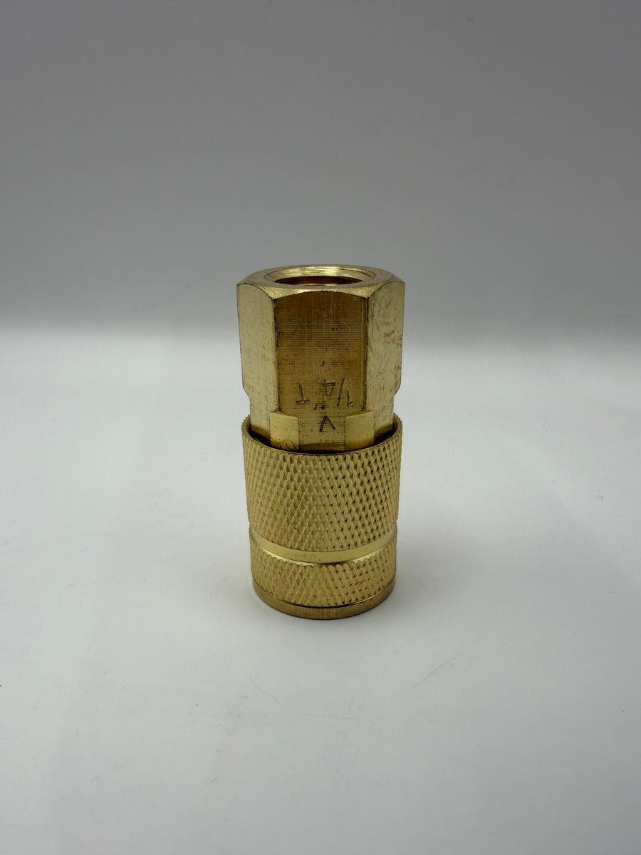 1/4" Body X 1/4" FPT, Fem. Coupler (#B100X4X4F)
