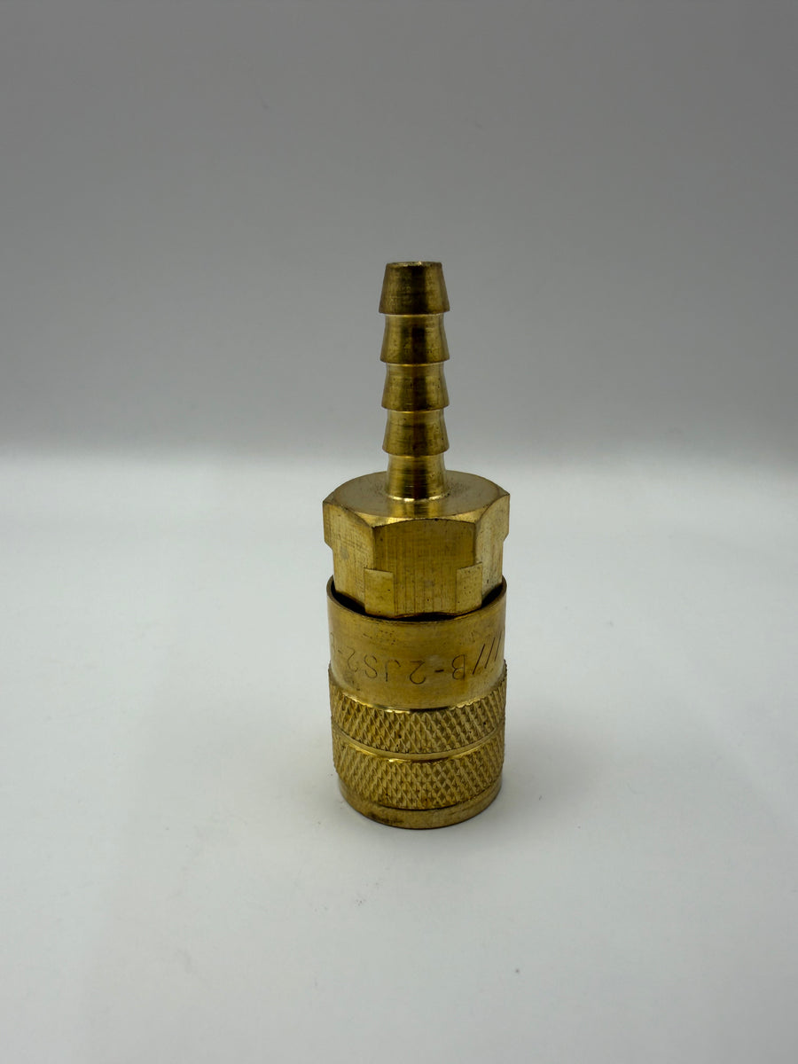 1/4" Body X 1/4" Barb, Fem. Coupler (#B100X4X4HB)