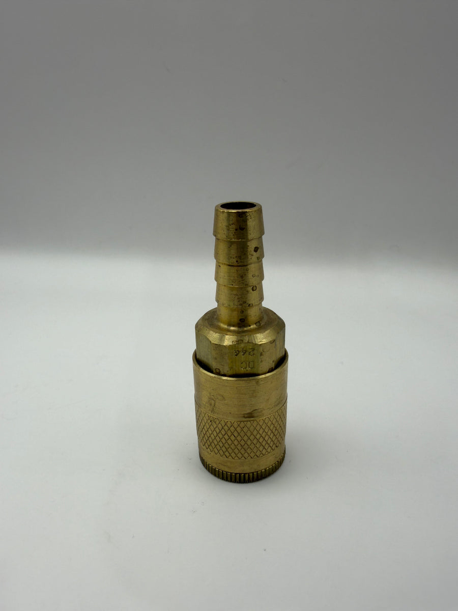 1/4" Body X 3/8" Barb, Fem. Coupler (#B100X4X6HB)